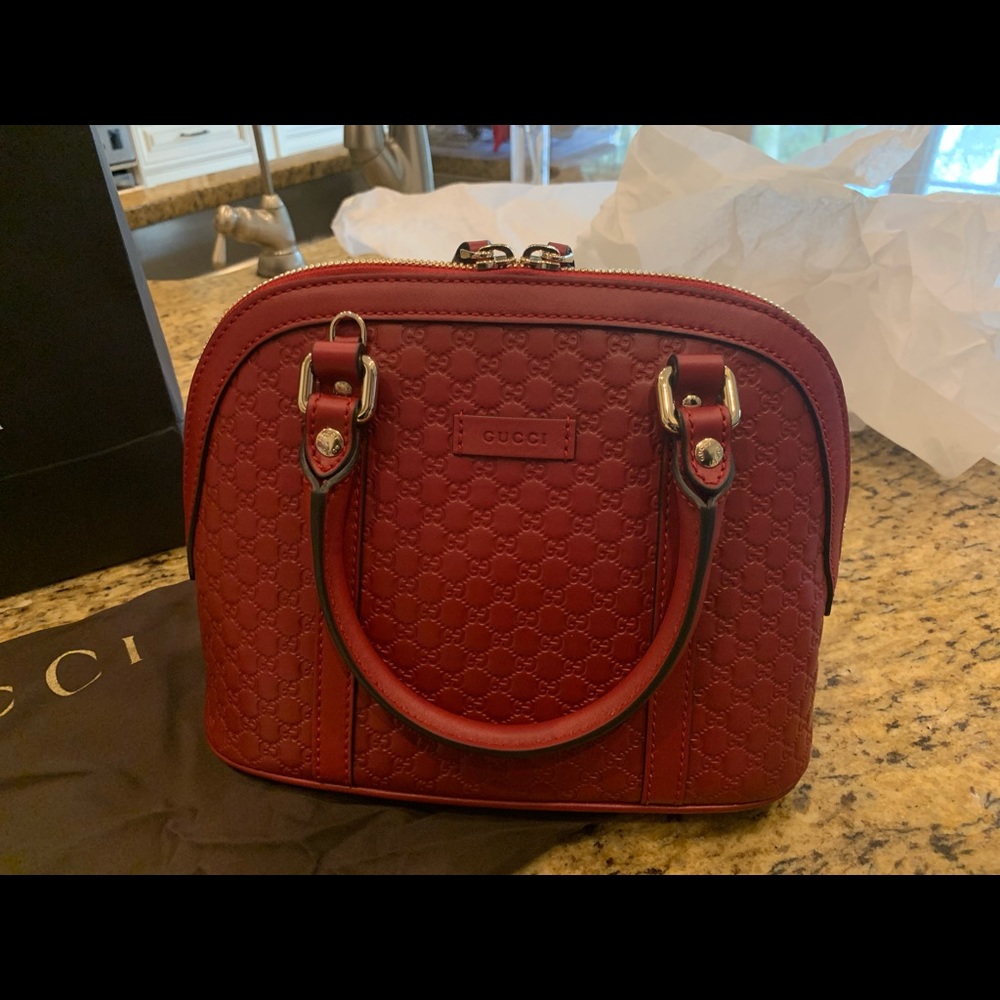 SOLD Red Authentic Gucci Handbag/Crossbody